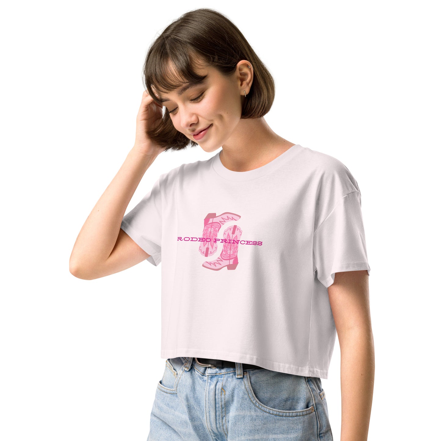 Rodeo Princess Cropped Tee