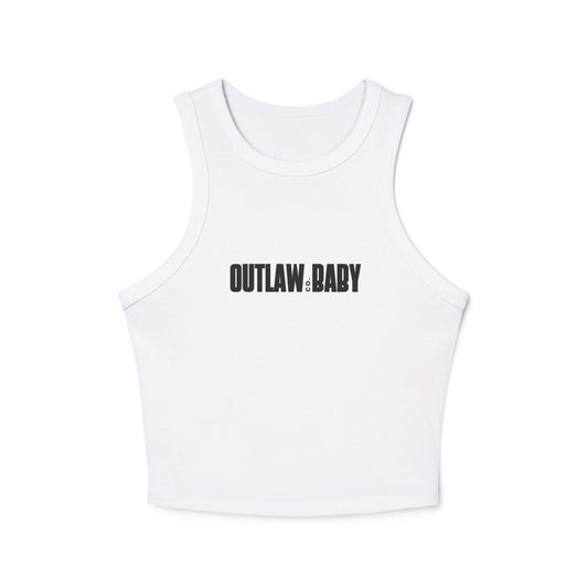 Outlaw Baby Women's Micro Rib Racer Tank Top